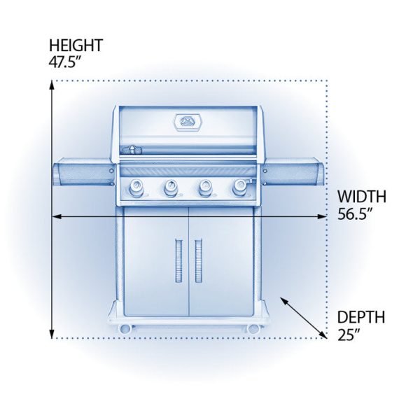 Napoleon Rogue 4-Burner Gas Grill - Image 5