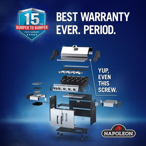 Napoleon Rogue 4-Burner Gas Grill with Cabinet - Image 19