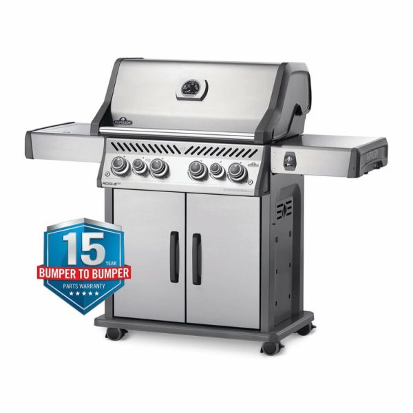 Napoleon Rogue 4-Burner Gas Grill with Cabinet - Image 17