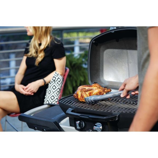 Napoleon TravelQ 2-Burner Propane Gas and Charcoal Grill - Image 9