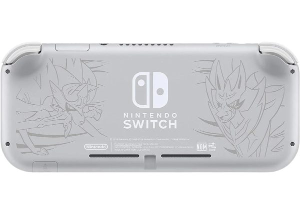 Nintendo Switch Lite Zacian and Zamazenta Pokemon Edition Gray - US Charger (HDHSGBZAA) - Image 2