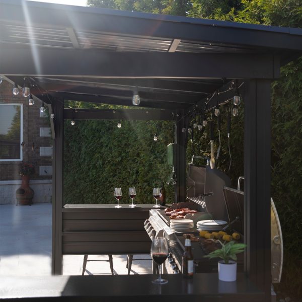 Rockport XL Steel Grill Gazebo - Image 6