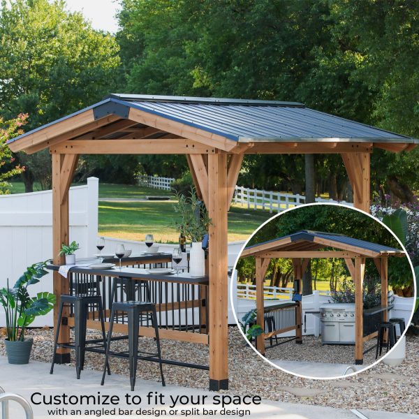 Granada Grill Gazebo with Outdoor Bar - Image 8