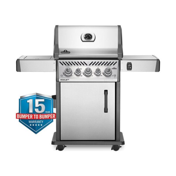 Rogue Napoleon 3-Burner Convertible Gas Grill with Cabinet - Image 15