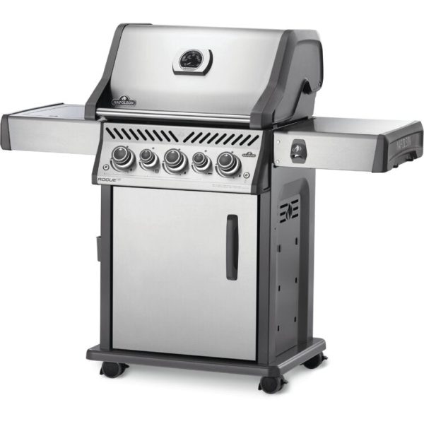 Rogue Napoleon 3-Burner Convertible Gas Grill with Cabinet - Image 3