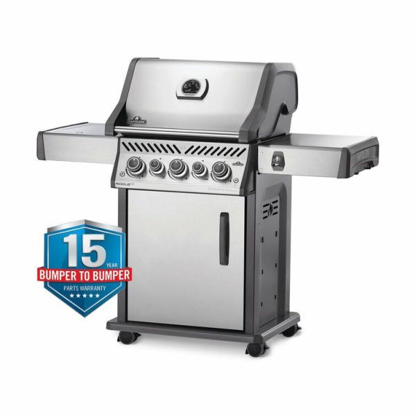 Rogue Napoleon 3-Burner Convertible Gas Grill with Cabinet - Image 14