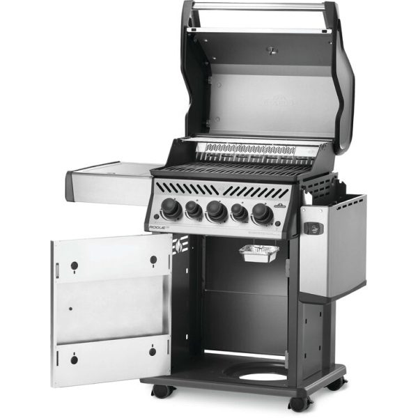 Rogue Napoleon 3-Burner Convertible Gas Grill with Cabinet - Image 2