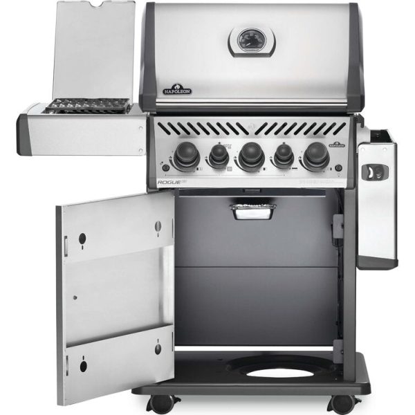 Rogue Napoleon 3-Burner Convertible Gas Grill with Cabinet - Image 12