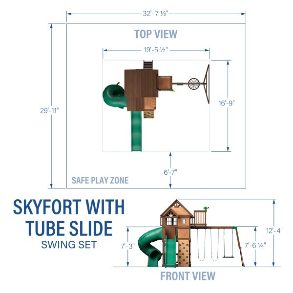 Skyfort II With Spiral Tube Slide - Image 3