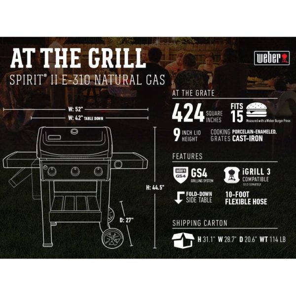 Spirit® II E-310 Gas Grill - Image 4