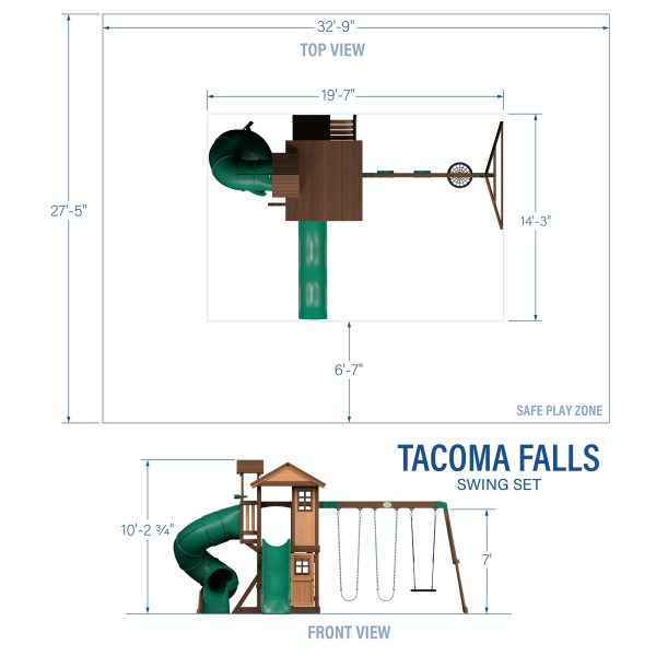 Tacoma Falls Swing Set - Image 3