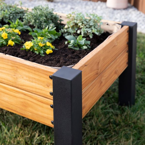 Raised Planter 100% Authentic Teak Wood - Image 4