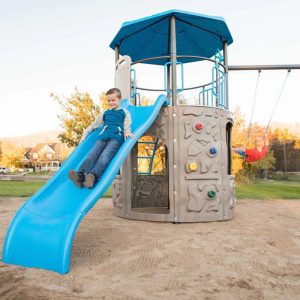 Adventure  Metal Swing Set with 2 Swing(S) , 1 Slide(S)