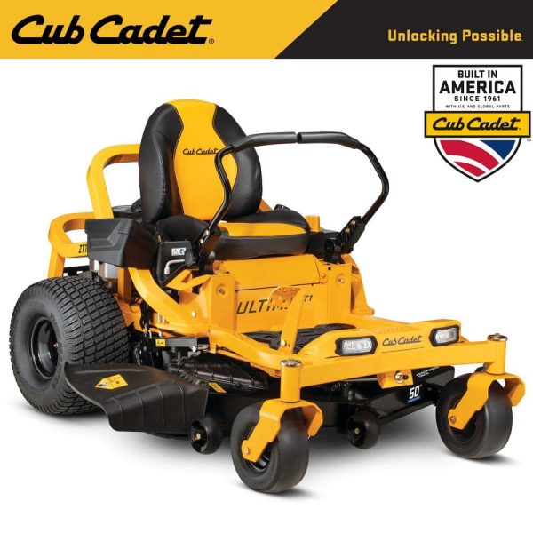 Cub Cadet Ultima ZT1 50 in. Fabricated Deck 23HP V-Twin Kawasaki FR Series Engine Dual Hydro Drive Gas Zero Turn Riding Lawn Mower