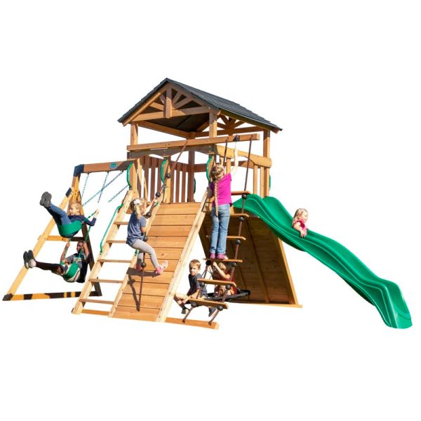 Endeavor All Cedar Wooden Swing Set