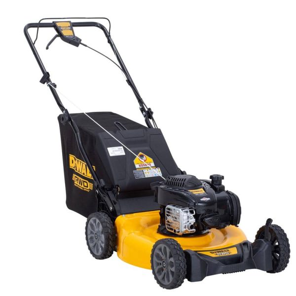 DEWALT 21 in. 150cc Briggs and Stratton 625ex Engine Rear Wheel Drive 2-in-1 Gas Self Propelled Walk Behind Lawn Mower