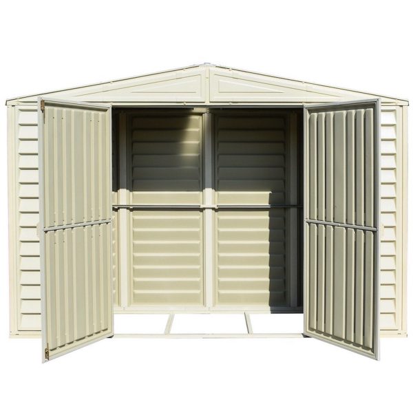 DuraMax 10.5ft x 2.75ft SidePro Vinyl Shed with Foundation Kit - Image 4