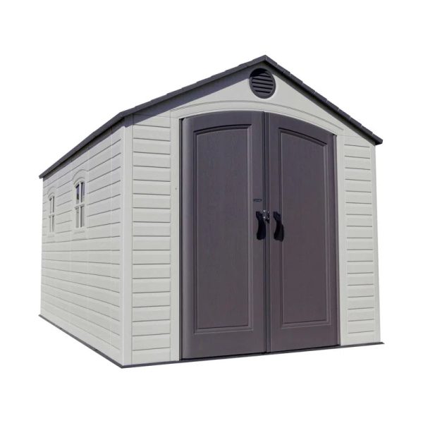 High-Density Polyethylene (Plastic) Steel Reinforced Outdoor Storage Shed