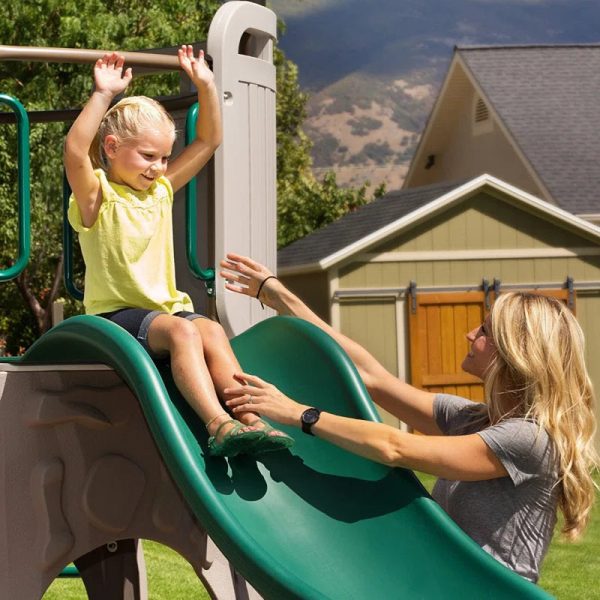 Adventure  Metal Swing Set with 2 Swing(S) , 1 Slide(S)