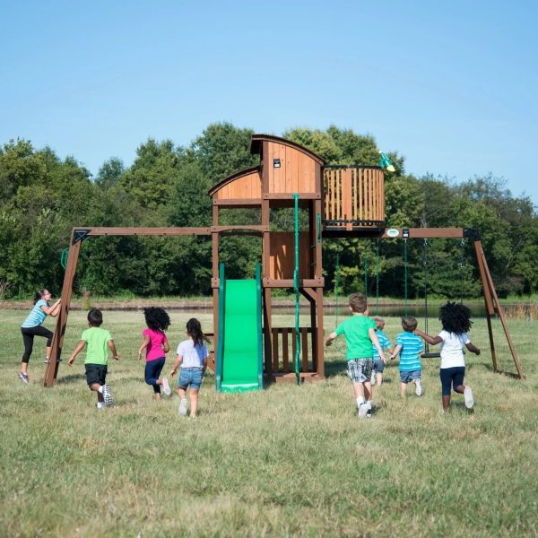 Skyfort Elite Wooden Swing Set - Image 10