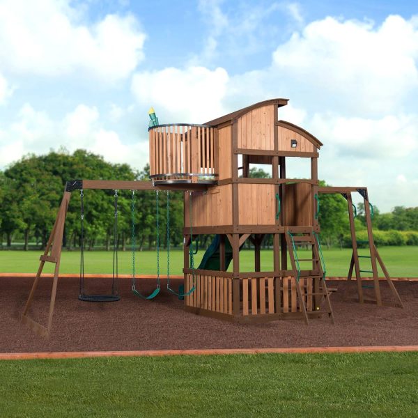 Skyfort Elite Wooden Swing Set - Image 2