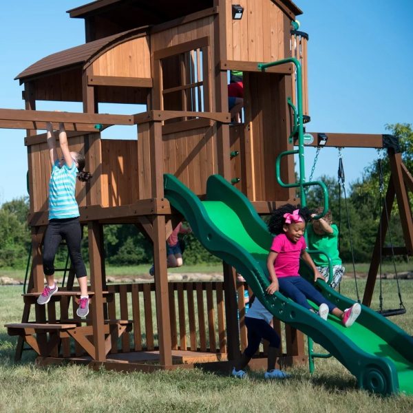 Skyfort Elite Wooden Swing Set - Image 18