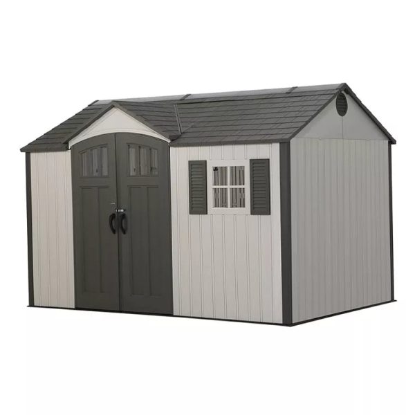 Lifetime 12.5 Ft. x 8 Ft. Outdoor Storage Shed - Image 2