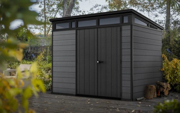 Keter Cortina 9x7 Storage Shed - Graphite - Image 2