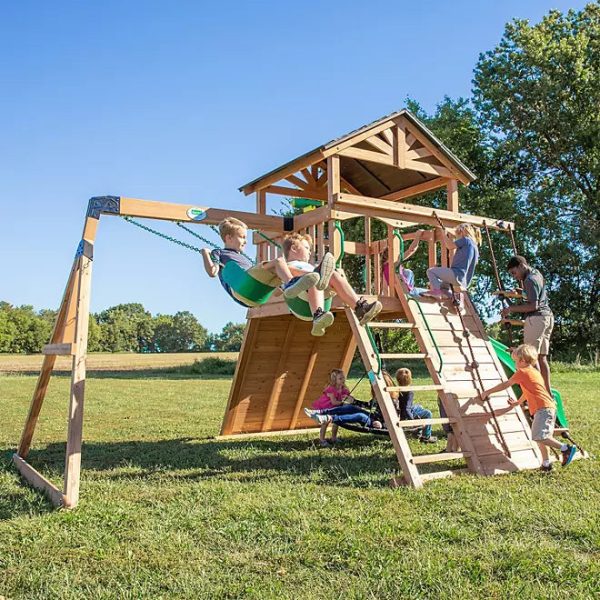 Backyard Discovery Endeavor Cedar Swing Set - Image 2