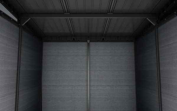 Keter Cortina 9×7 Storage Shed – Graphite - Image 4