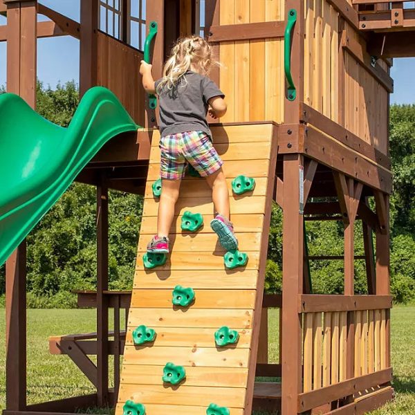 Backyard Discovery Skyfort II Cedar Swing Set/PlaySet - Image 4