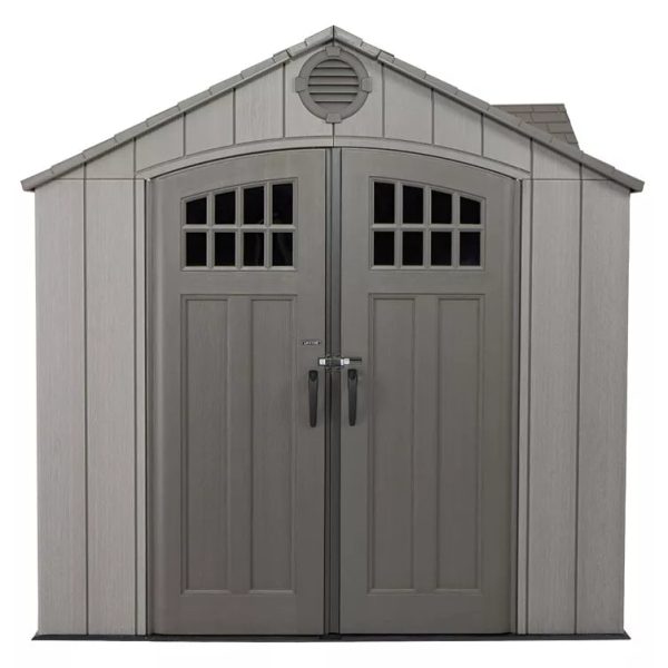 Lifetime 15′ x 8′ Rough Cut Dual-Entry Outdoor Storage Shed - Image 4