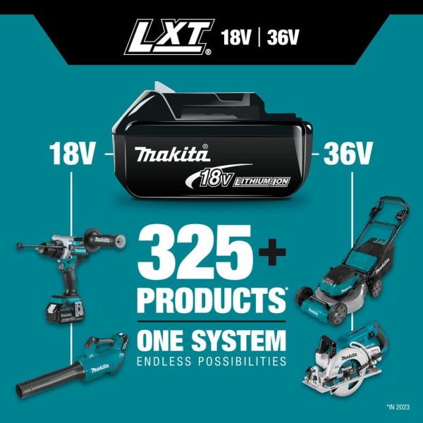 18V X2 (36V) LXT Lithium-Ion Cordless 21 in. Walk Behind Self-Propelled Lawn Mower Kit w/4 Batteries (5.0Ah) - Image 5