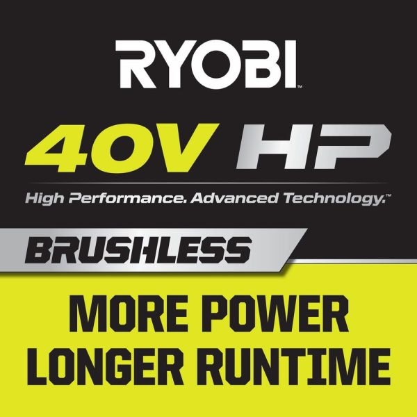 RYOBI 40-Volt HP Brushless 21 in. Cordless Battery Walk Behind Self-Propelled Lawn Mower (Tool Only) - Image 5