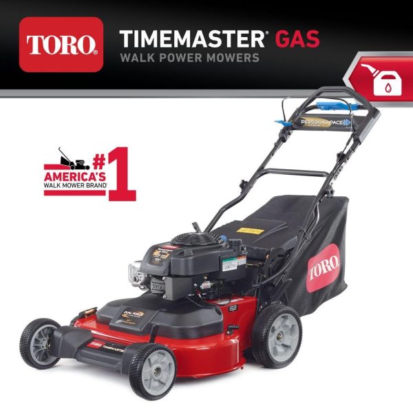 TimeMaster 30 in. Briggs & Stratton Personal Pace Self-Propelled Walk-Behind Gas Lawn Mower with Spin-Stop