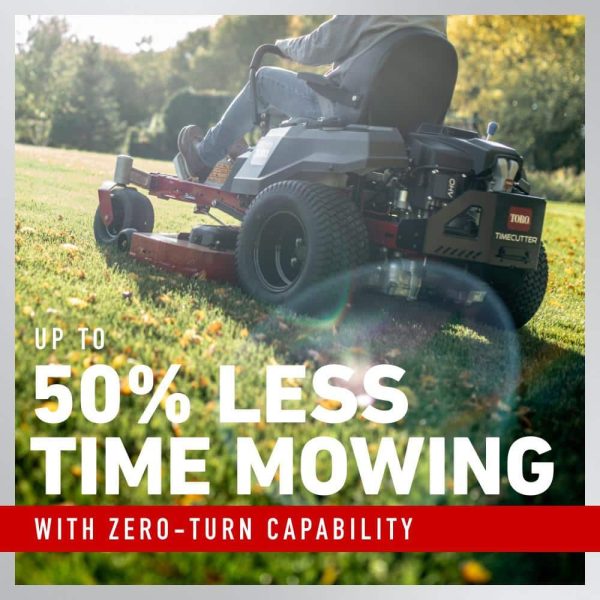 TimeCutter 42 in. Briggs and Stratton 22 HP V-Twin Gas Dual Hydrostatic Zero Turn Riding Mower with Smart Speed - Image 3