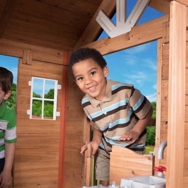 Scenic Heights Wooden Playhouse - Image 8