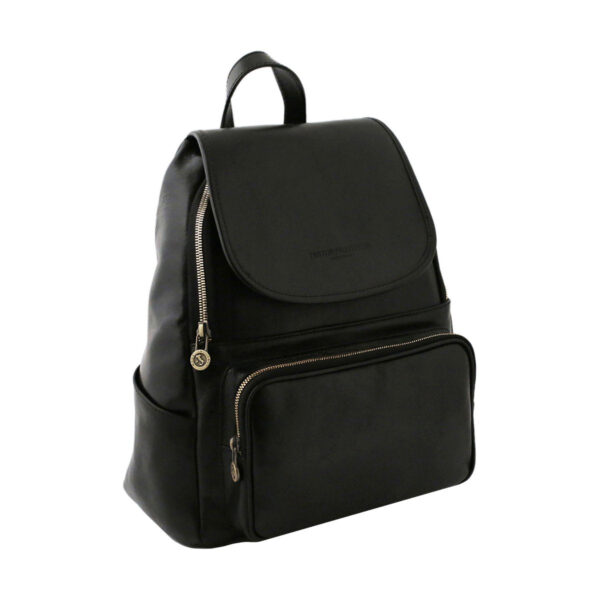 Schwarzer Leder-Rucksack aus Venedig – entscheiden Sie sich für italienische Exzellenz - Image 3