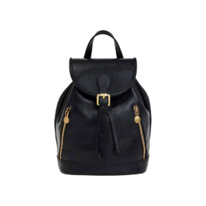 Kleiner schwarzer Leder-Rucksack: Ein schickes Accessoire für jeden Anlass!